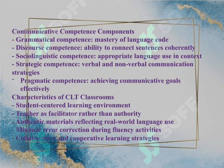 Communicative Approach to Language Teaching 4