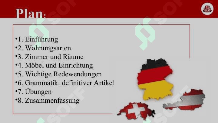 MEINE WOHNUNG Grammatik: wichtige Redewendungen 2
