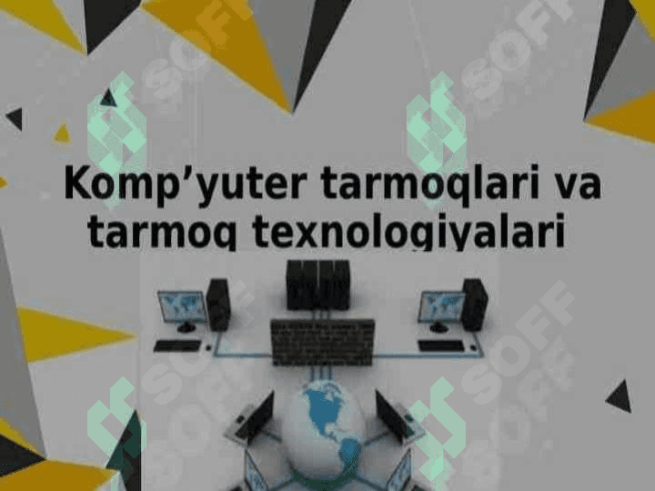 Kompyuter tarmoqlari haqida tushuncha, Kompyuter tarmoqlarining turlari. 3