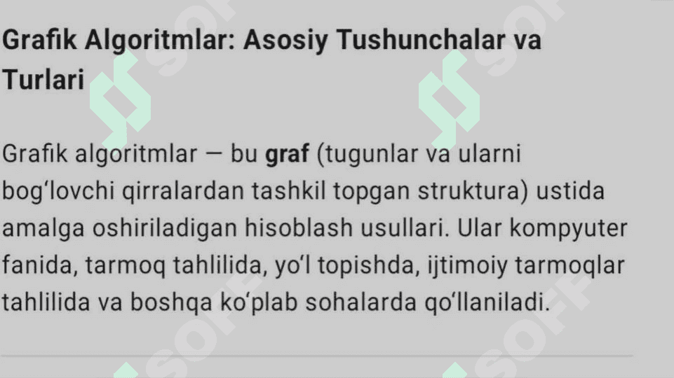 Grafik algoritmlar 3