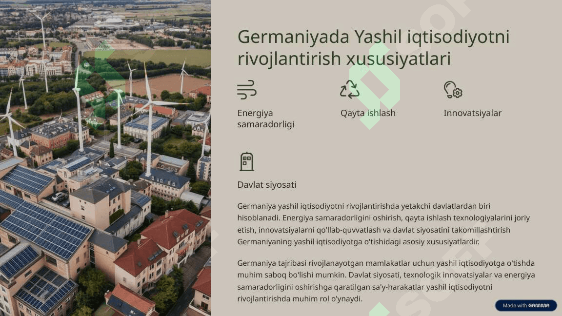 Rivojlanayotgan mamlakatlarda Yashil iqtisodiyotga o'tish tajribasi 4