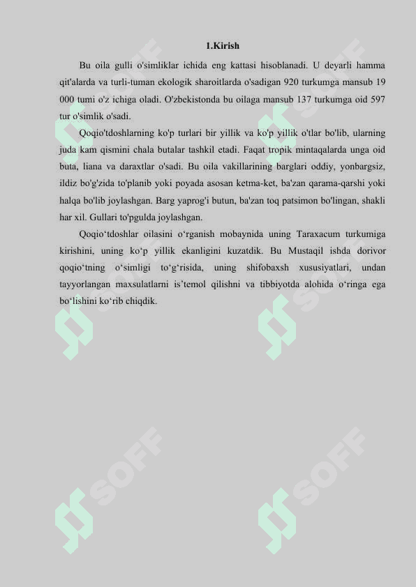 QOQIOʻTDOSHLAR OILASI 3