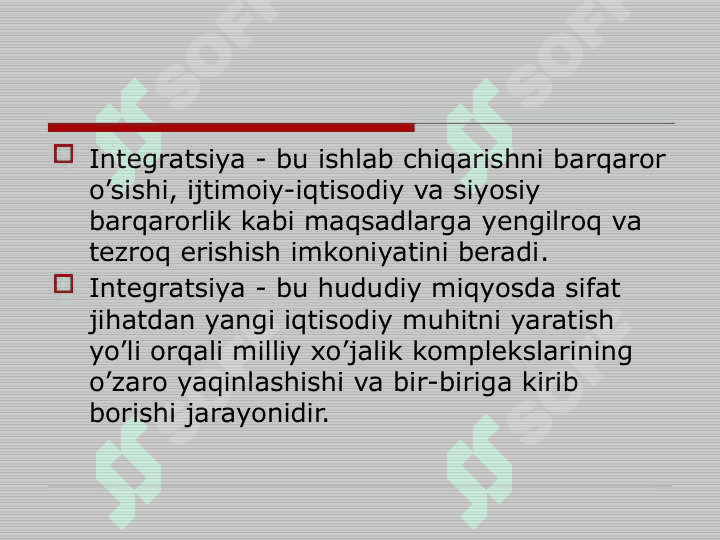 Xalqaro iqtisodiy integratsiya 4