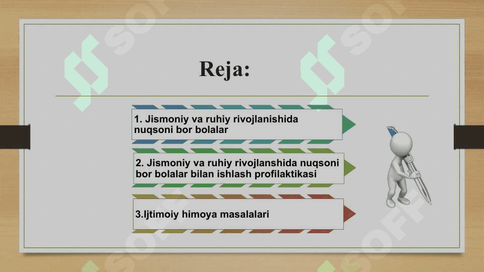 O’zbekiston Respublikasida jismoniy va ruhiy rivojlanishida nuqsoni bo’lgan bolalar va o’smirlarning ijtimoiy himoyasi 2