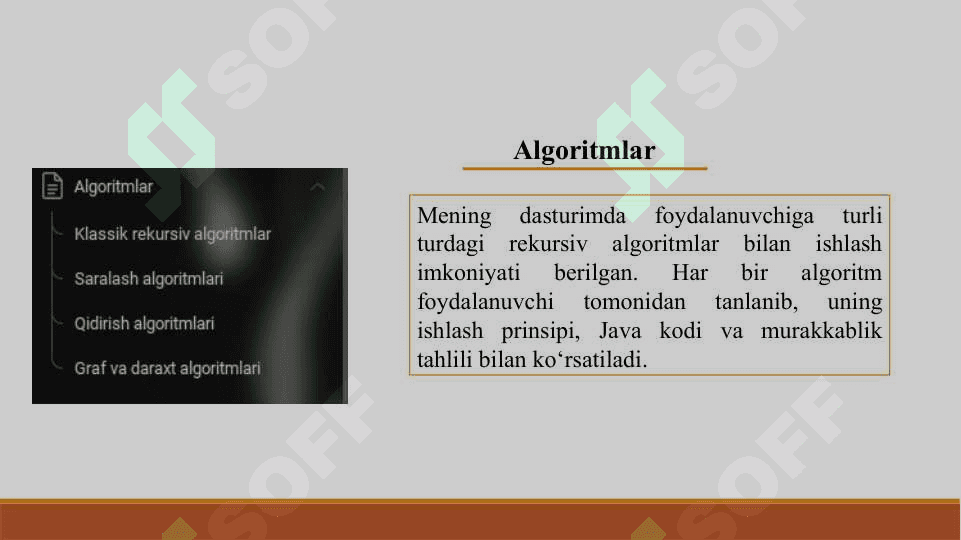 Masalalarni yechishda rekursiv hisoblash algoritmlaridan foydalanish va ularning murakkabligini tahlil qilish 7