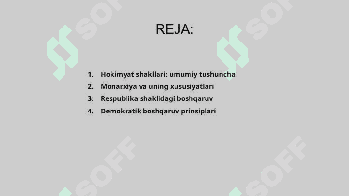 Hokimyat shakllari va tamoyillari 2