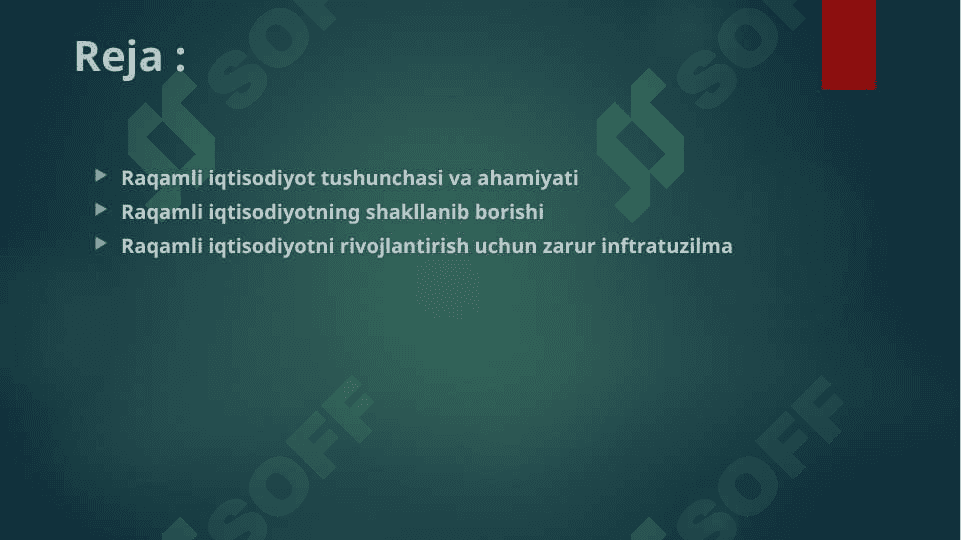 Raqamli iqtisodiyotning mohiyati va unga o`tish jarayoni 2