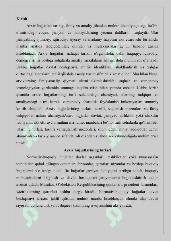 Arxiv hujjatlarining ilmiy-amaliy qiymati 25 2