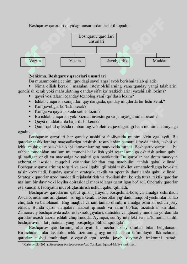 Boshqaruv qarorlarini qabul qilish. kurs ishi 8