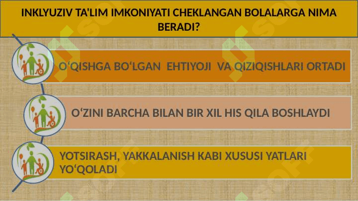 Imkoniyati cheklangan bolalarni o'qitishda ta'lim metodlari va vositalari 4