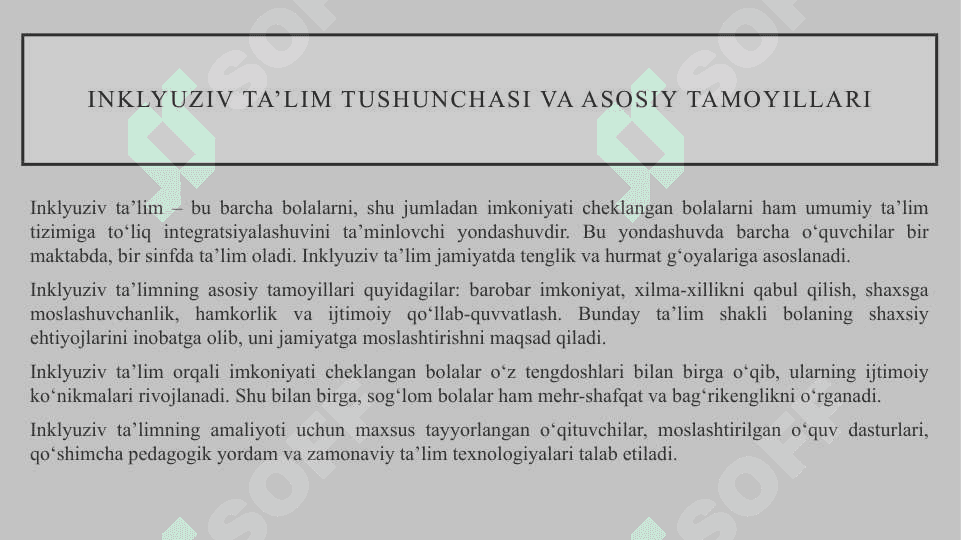 Imkoniyati cheklangan bolalarni o'qitishda ta'lim metodlari va vositalari 4
