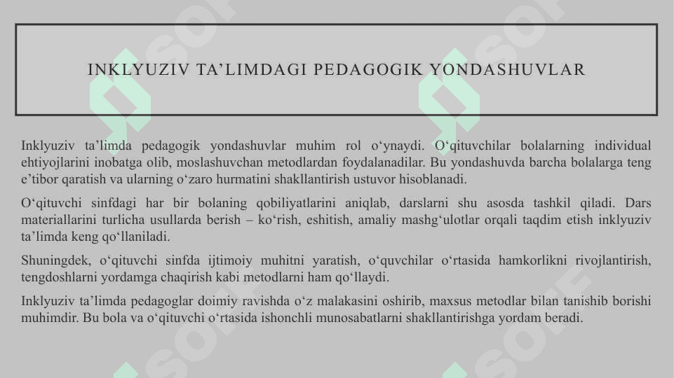 Imkoniyati cheklangan bolalarni o'qitishda ta'lim metodlari va vositalari 8