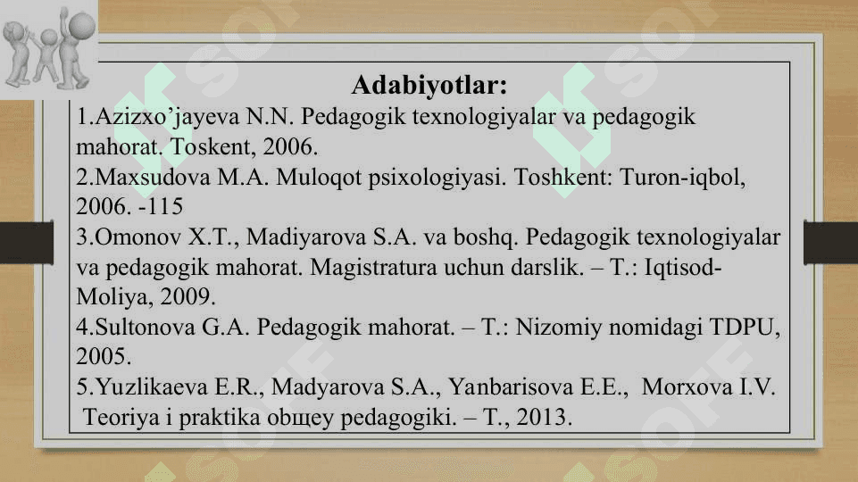 O’qituvchi faoliyatida muloqot madaniyati va psixologiyasi 3