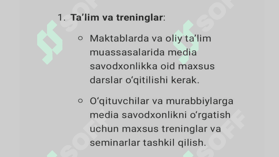 Mediasavodxonlikni  rivojlantirish yòllari 4