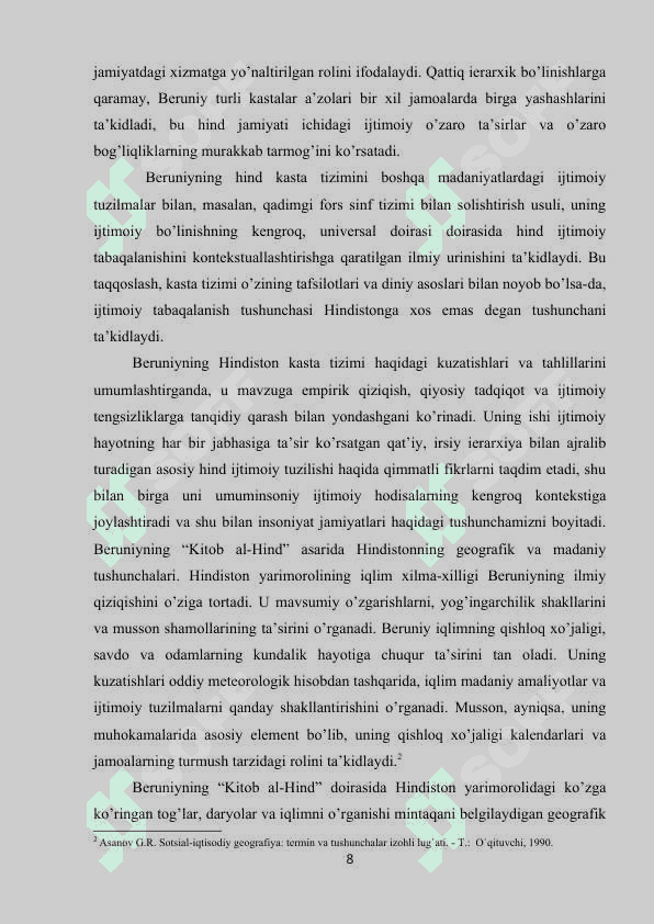 BERUNIY ASARLARIDAGI TARIXIY GEOGRAFIK MA'LUMOTLAR 7