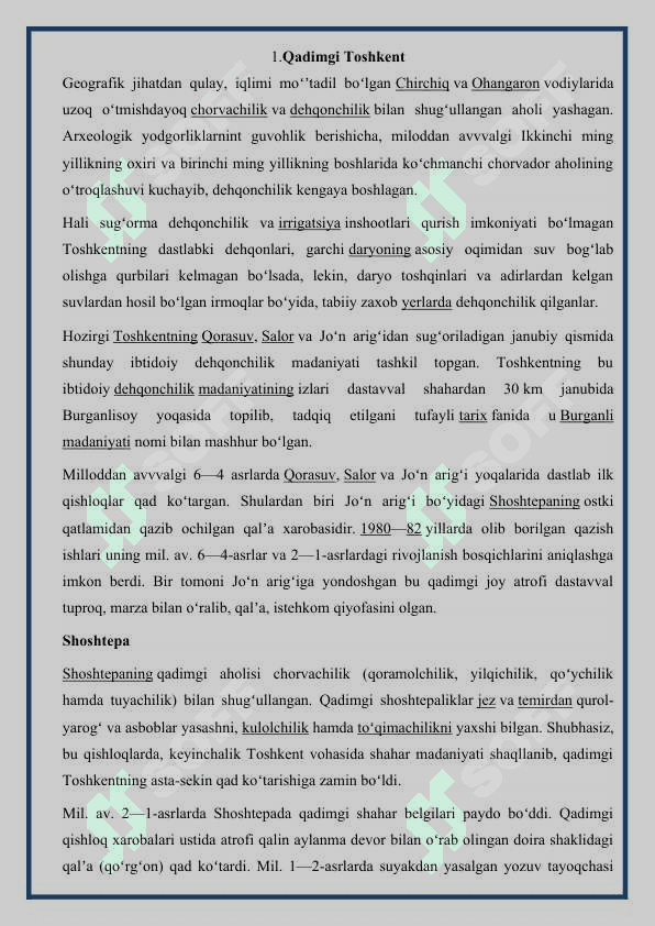 TOSHKENT MULKLARI TARIXIY GEOGRAFIYASI 4
