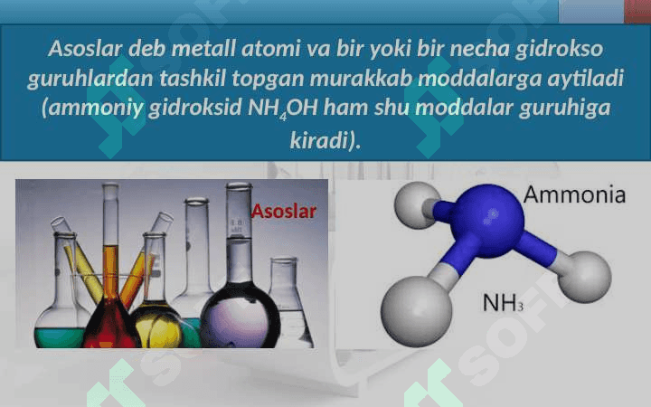 KIMYODA Asoslarning tarkibi, tuzilishi va nomlanishi 3