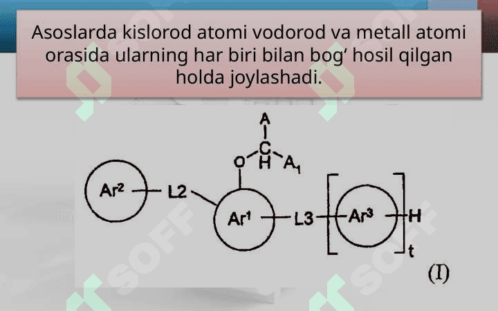 KIMYODA Asoslarning tarkibi, tuzilishi va nomlanishi 4
