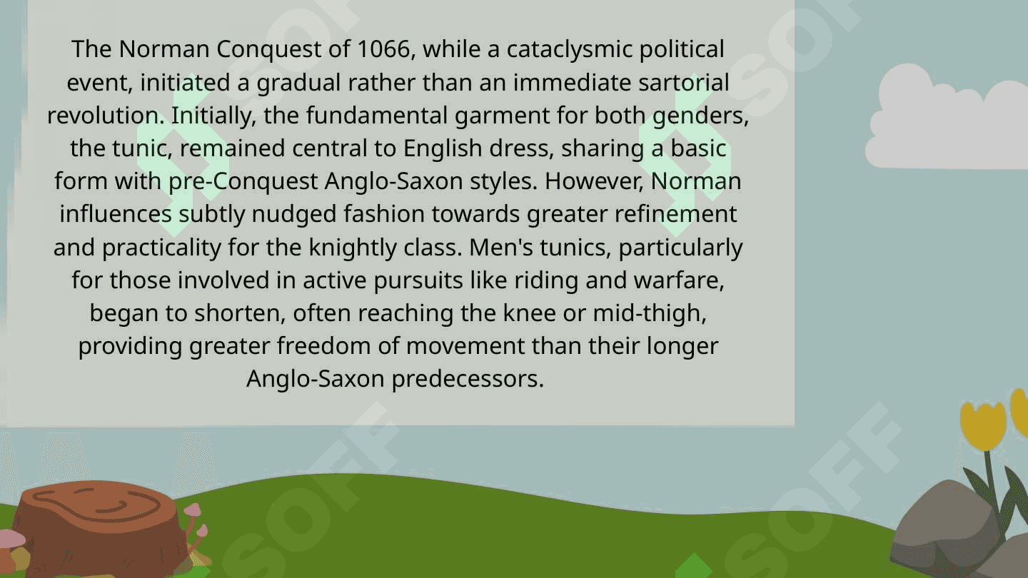 Middle english is a period of  a Great Change. Fashion, meal and social life 7