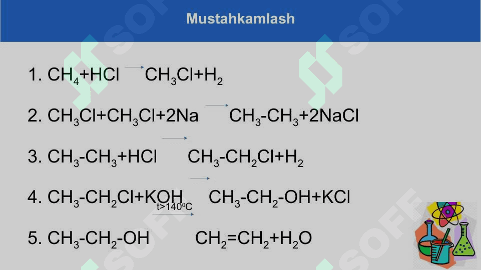 Alkenlarga doir masala va mashqlar yechish 3