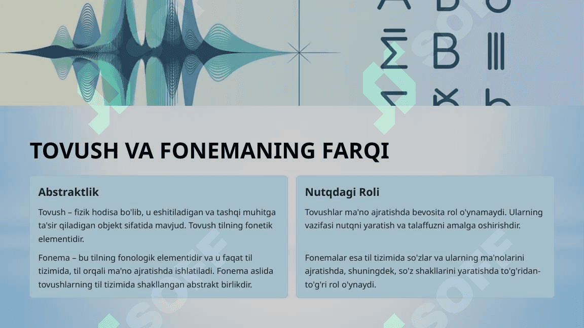 FONEMA VA TOVUSHNING DIALEKTIK MUNOSABATI 3