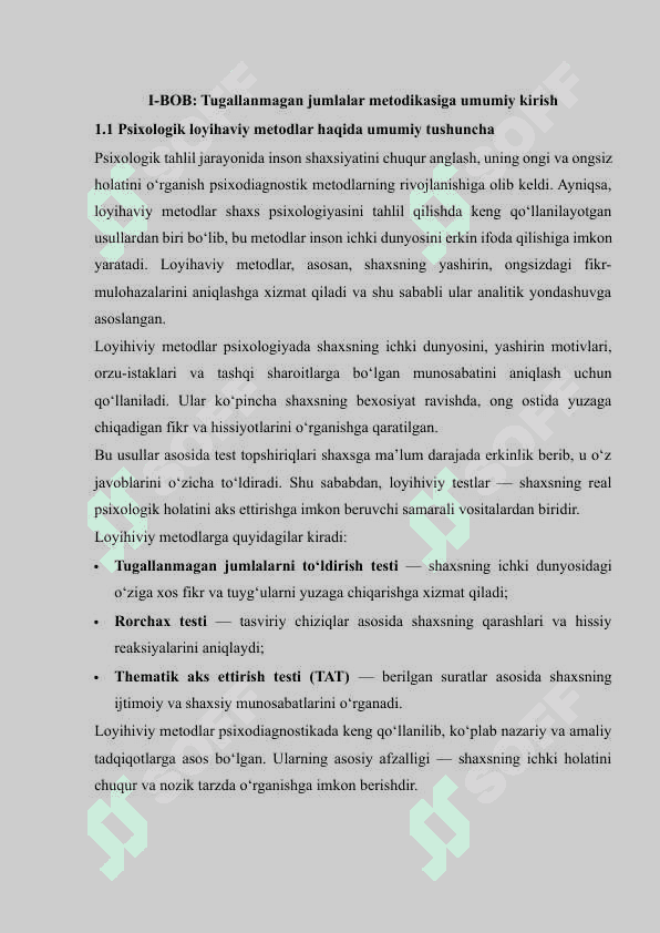Sh.M.Saks va Levinning tugallanmagan jumlalar medodikasi va uni qōllash metodi 3