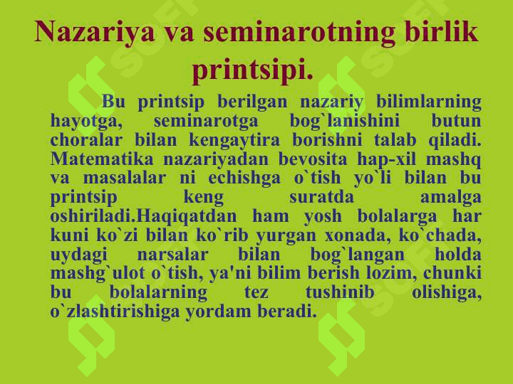 Bolalarning maktaBGa tayorlashda elementar matematik tasavvurlarini shakillantirish ahamyati t.ppt 6