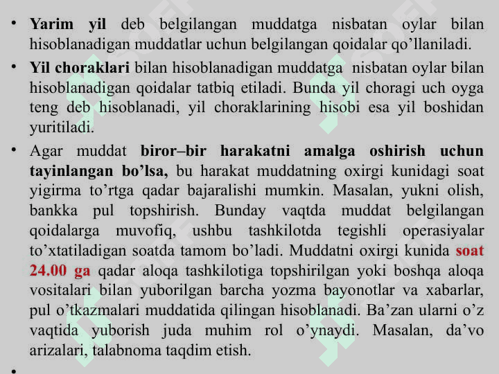 Fuqarolik huquqida muddatlar va da'vo muddati.pptx 5