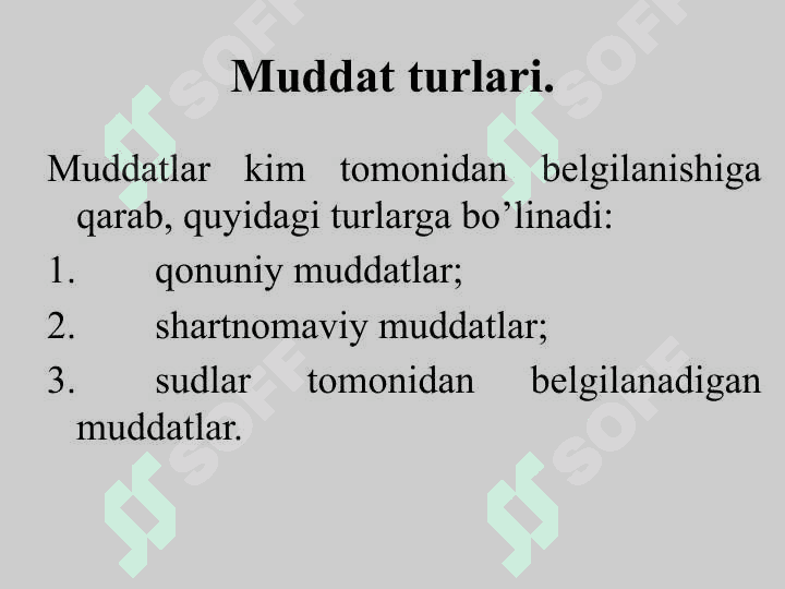 Fuqarolik huquqida muddatlar va da'vo muddati.pptx 6
