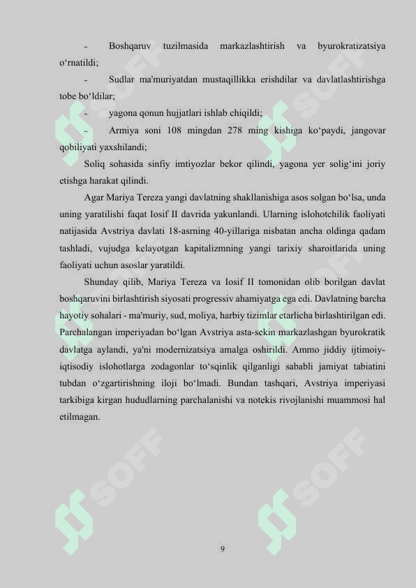 MARIYA TEREZA VA IOSIF II DAVRIDA AVSTRIYADA MA'RIFATLI ABSOLYUTIZMI .docx 8