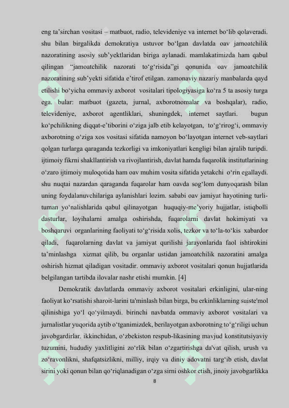 OMMAVIY AXBOROT RIVOJLANTIRISHGA TA’SIRI VOSITALARINING BOLA MANAVIYATINI RIVOJLANTIRISHGA TA’SIRI.docx 7