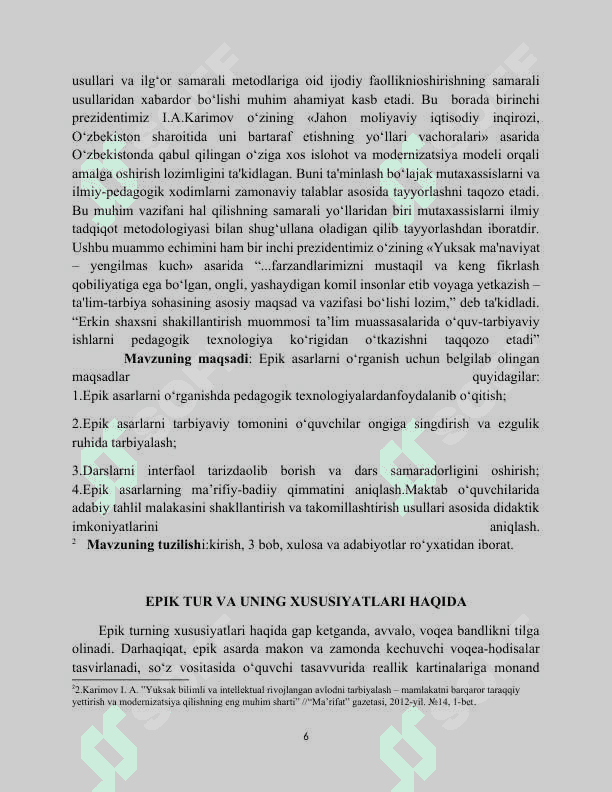 EPIK ASARLARNI ÒRGANISH VA TEXNIK VOSITALARDAN FOYDALANISH.docx 6