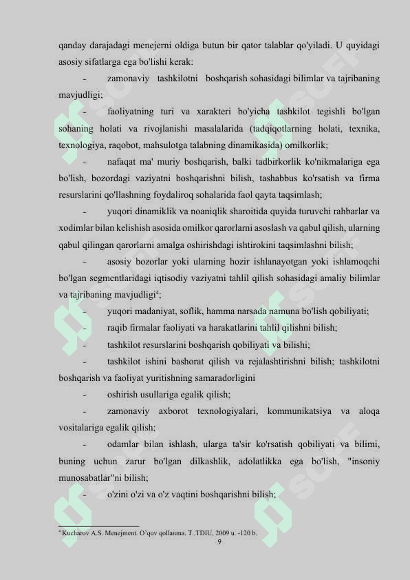 ZAMONAVIY MENEJER SIFATLARI 8