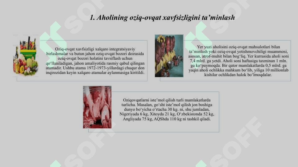 OZIQ-OVQAT XAVFSIZLIGI VA QISHLOQ XO‘JALIGINI RIVOJLANTIRISH 2