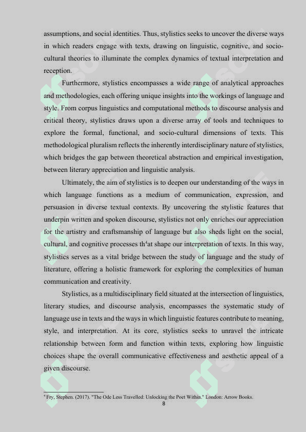 STYLISTIC CONCEPTS OF POETIC WORDS AND THEIR STYLISTIC FUNCTIONS IN THE TEXT.docx 8