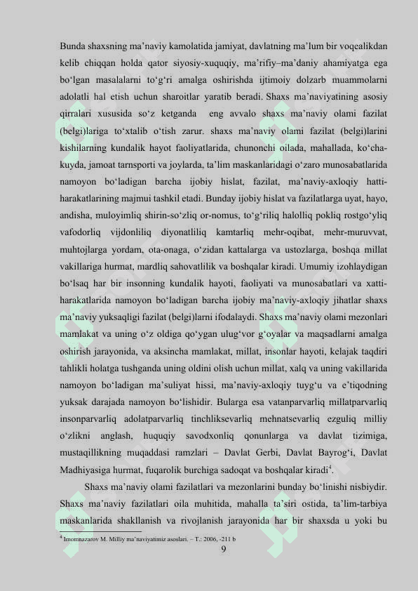 URUG  JAMOA RIVOJLANISHI DAVOMIDA INSONNING IJTIMOIYLASHUV DARAJASI MA’NAVIYATNING O’SISHI.docx 8