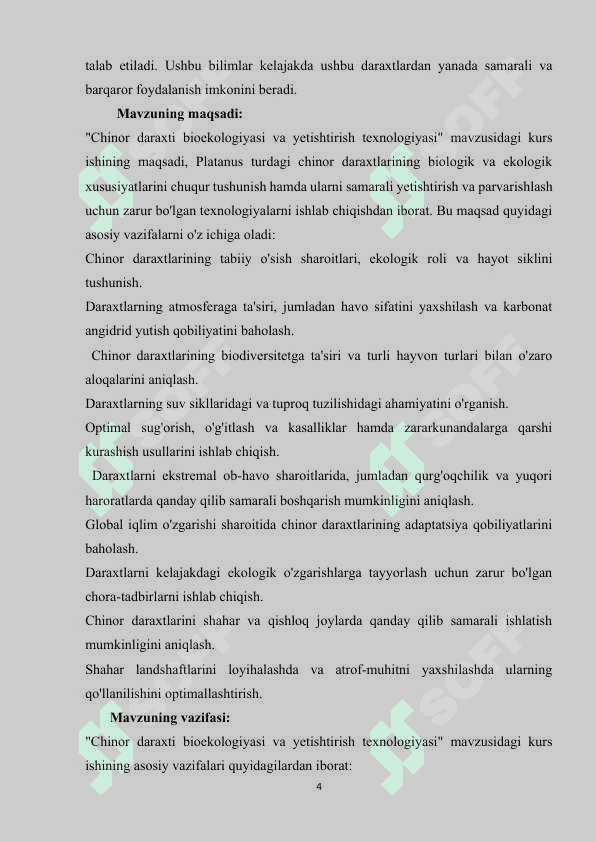 CHINOR O’SIMLIGI BIOEKOLOGIYASI VA YETISHTIRISH TEXNOLOGIYASI.docx 4