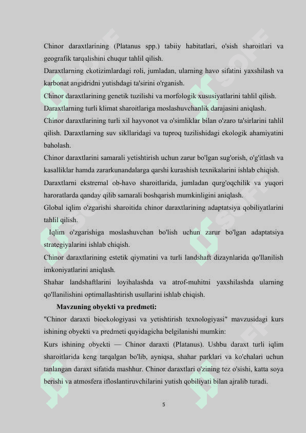 CHINOR O’SIMLIGI BIOEKOLOGIYASI VA YETISHTIRISH TEXNOLOGIYASI.docx 5