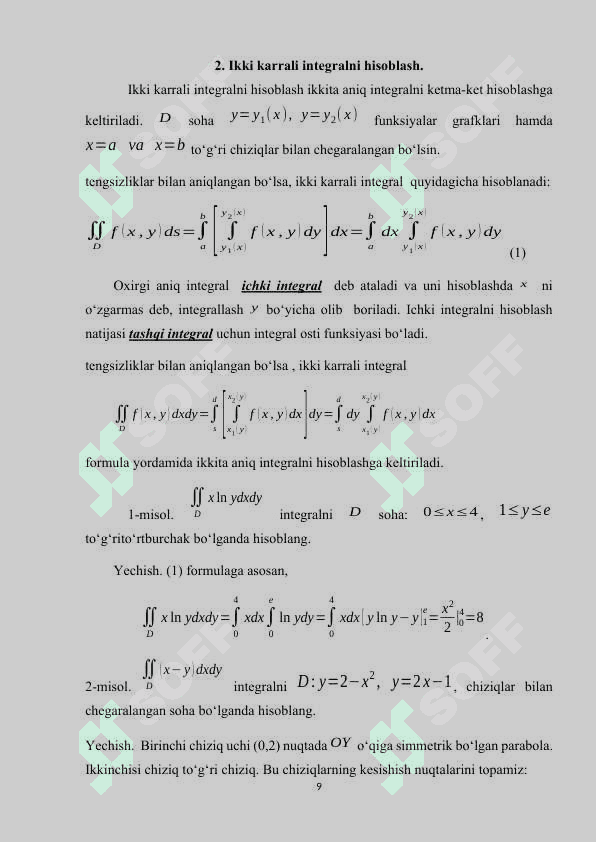 IKKI KARRALI INTEGRALDA O’ZGARUVCHILARNI ALMASHTIRISH.docx 8