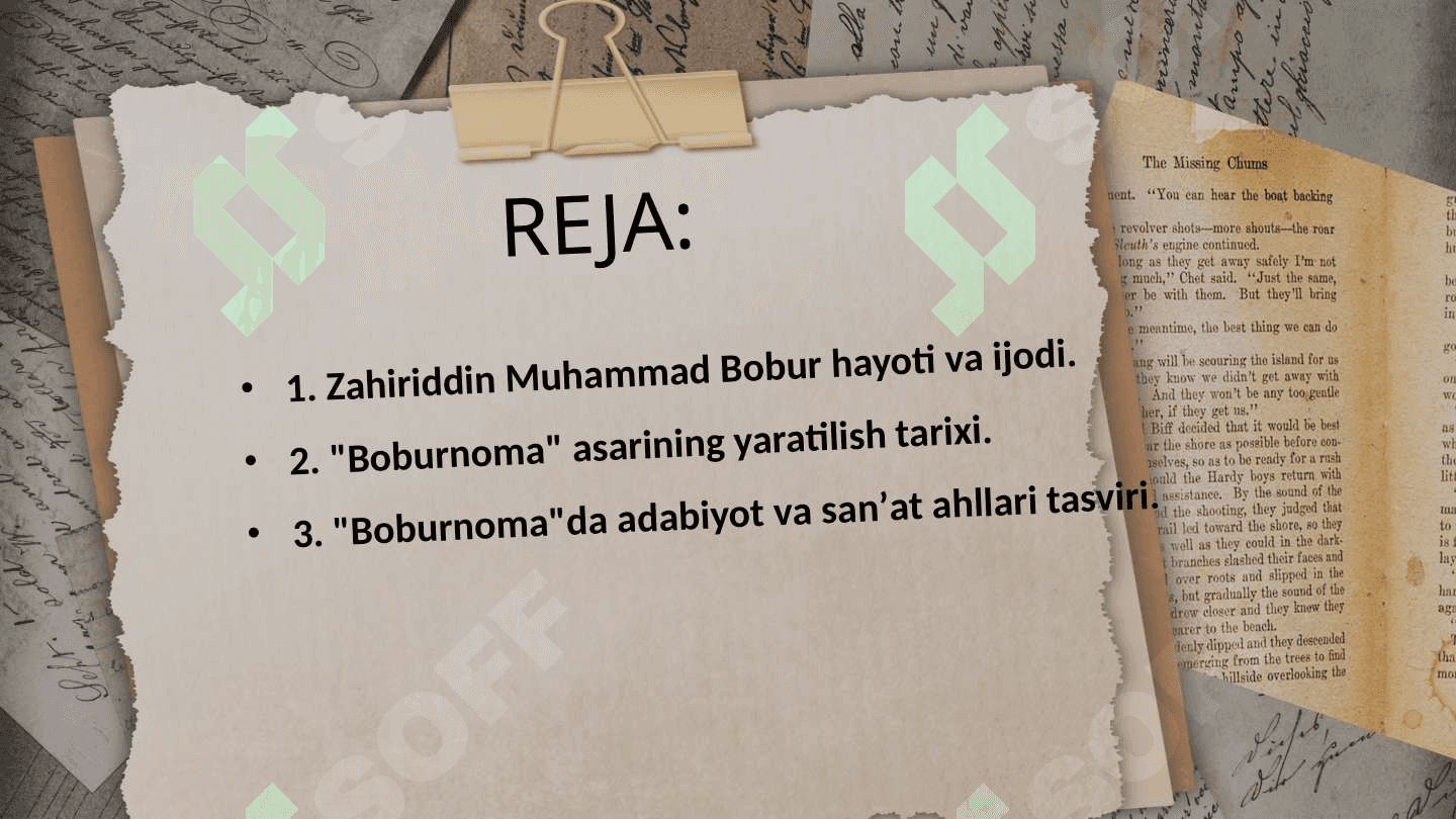 "Boburnoma"dagi adabiyot va san'at ahllari tasvirini o'rganish 2