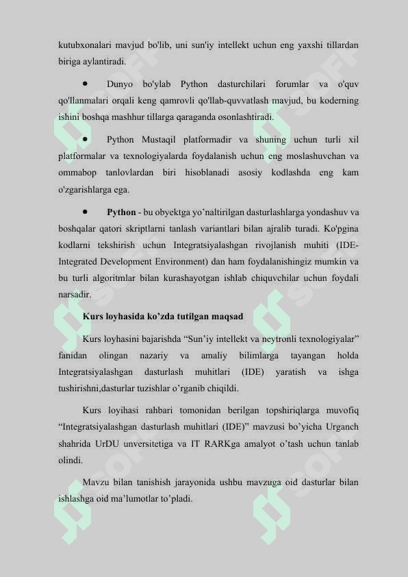 Integratsiyalashgan dasturlash muhitlari (IDE) 4