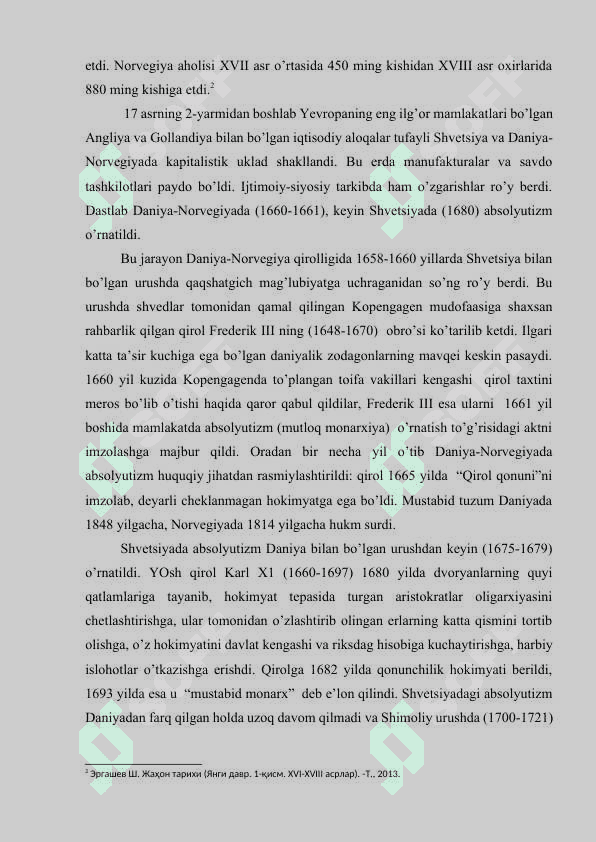 XIX-XX asr boshlarida Shimoliy Yevropa mamlakatlari. 6