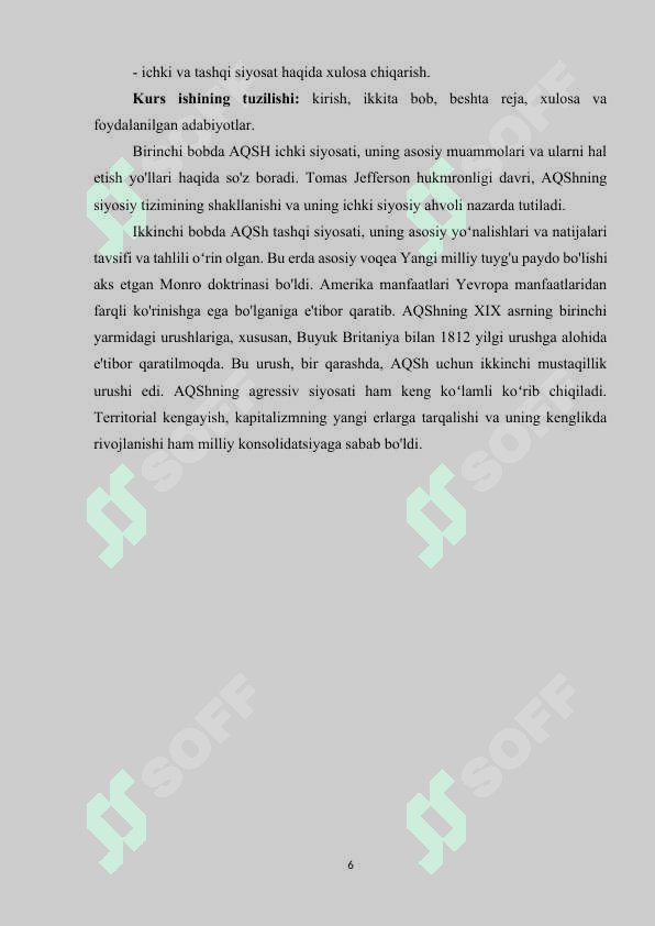 AMERIKA QO’SHMA SHTATLARIDA 19 ASR BIRINCHI YARMIDA KAPITALIZM TARAQQIYOTI 5
