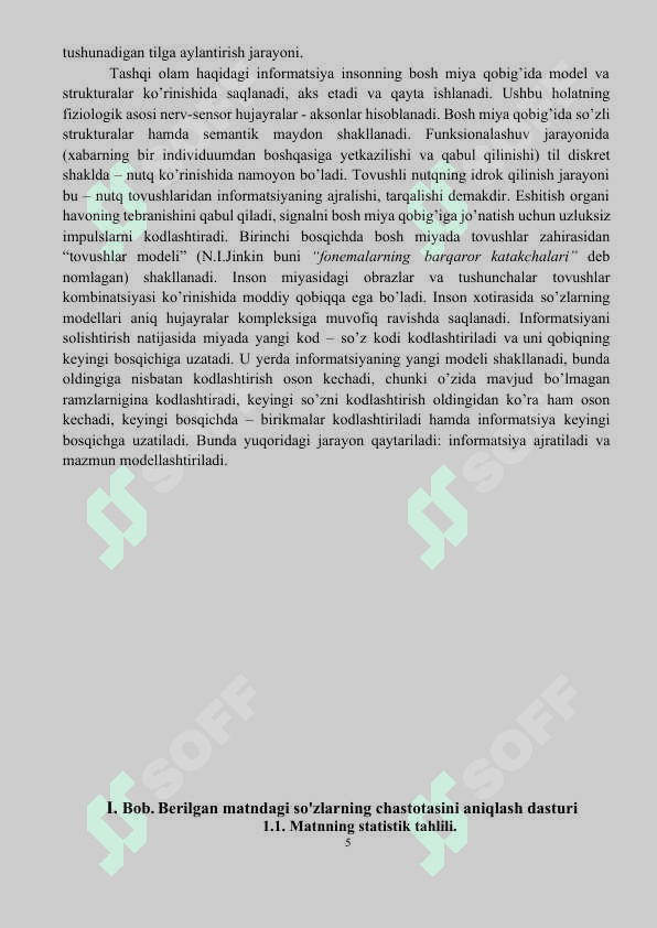 Berilgan matndagi so'zlarning chastotasini aniqlash dasturi 5