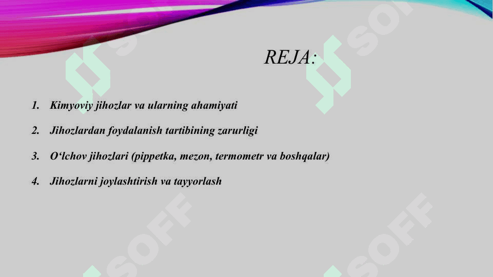 Kimyoviy jihozlardan foydalanish tartibi 2