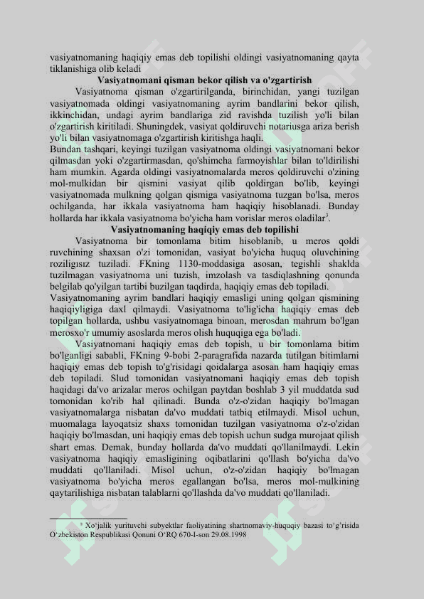 Vasiyat bo’yicha vorislik 7