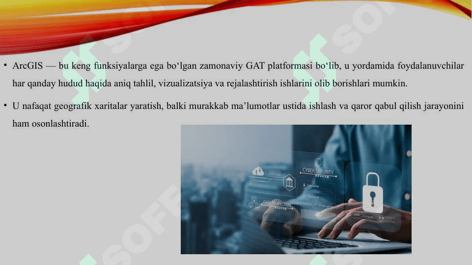 ArcGIS dasturi va uning asosiy funksiyalari 8