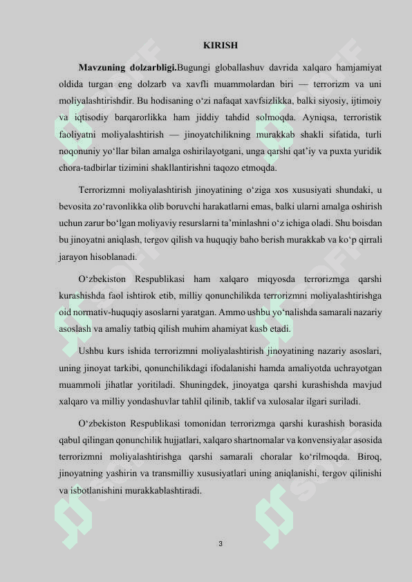 TERORIZMNI MOLIYALASHTIRISH JINOYATNING JINOIY-HUQUQIY TAVSIFI (NAZARIY VA AMALIYOT) 3