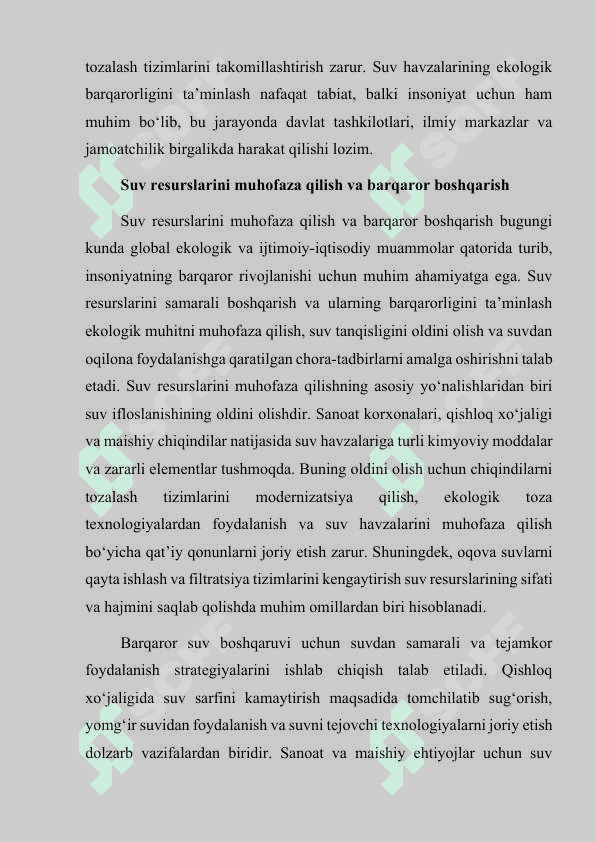 Suv havzalari atrofini ko‘kalamzorlashtirish 8