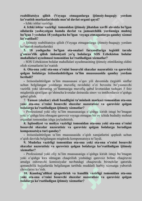 IHMA SAVOL VA JAVOBLAR 4
